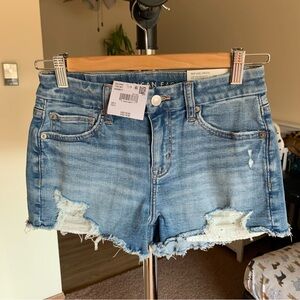 American Eagle Curvy High Rise Jean Shorts NWT 26